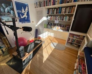 Norditrack Exercise Machine - Books - Mini-Fridge - Framed Art