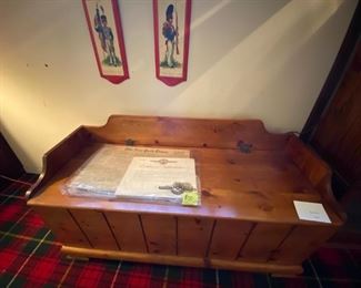 Cintage cedar chest. Historic New Y