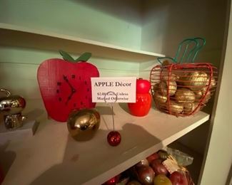 Apple decor.