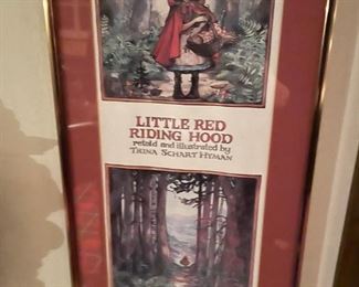 Little Red Riding hood art.