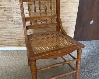 antique spindle chair