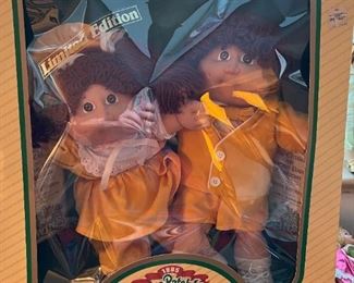 Cabbage Patch dolls in box twins