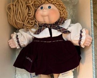 Porcelain Cabbage Patch dolls in box