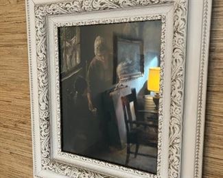 Antique frame with print