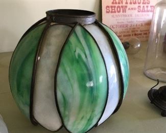 Stained glass light globe $50