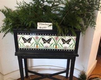 Butterfly tile 1930 cachepot
$650