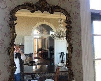 Nice period gold / silver mirror
$1500