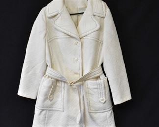 Vintage Womens Coat with Belt