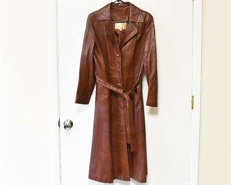 Attica De California Leather Coat