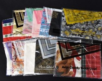 12 Vintage Avon Scarves - New