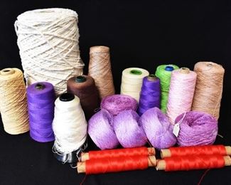 10+ Pounds Sewing Thread Etc