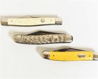 3 Imperial 2 Blade Folding Knives