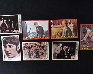 Vintage Kung Fu & Monkees Trading Cards