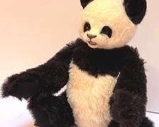 Artisan Created Panda Teddy Bear - so soft and cute!
By Olsen Designs.
Measures about 13"