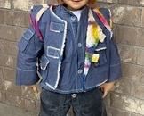 Amazing Boy Doll by Annette Himstedt. He is so adorable with the sweetest face with those big ears and darling smile!
Check out the details on his face.
Measures 33"