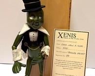 Xenis Collection Geppetto Musical Figurine from the series; Once Upon a Time. Carved from western maple. His shoes are stained to give them a rustic look. The wooden chair is not an original part, however; it is included as Geppetto looks great sitting on it!
Plays "The Nutcracker Suite"
Number 164/350. Comes with box and certificate.