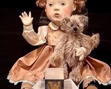 Friedericy Doll - Amazing Artisan Created Doll by Friedericy. Lovely artisan created doll using wax over porcelain.
Measures about 10"