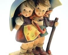 Hummel Figurine Stormy Weather measuring about 6"