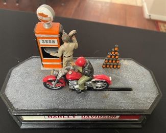 Cast Iron Bank Harley Davidson 