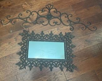 Wrought Iron Decorative   Mirror