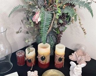 Floral Arrangement Decorative Metal Cage Vase