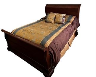 Wooden Queen Sleigh Bed