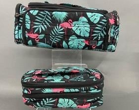 UG Flamingo Black Large Trolley Cosmetic Case and LUG Double Decker Cosmetic Bag. Both appear to be in very good/like new condition. They don't appear to have been used. No tags.