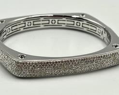 Sparkling Rhinestone Bracelet. It is missing a few rhinestones, but it is not overly noticeable.