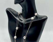 Sterling Silver Necklace measuring 34"