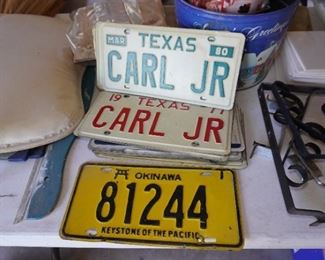 License plates