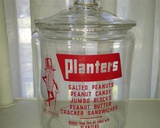 Planters Peanuts Glass Jar