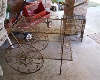 Cute Iron Garden Cart