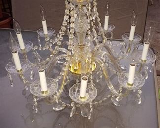 Gorgeous Large Glass Chandelier