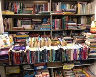 Just a small sample of the huge children's book section(s)