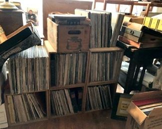 Large selection of records
