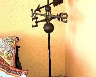 An antique weather vane