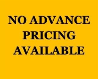 No Advance Pricing Available