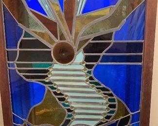 Stained glass by Marjorie Blake 
“The Ladder of Jacob”