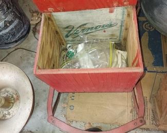 Vernors ice fishing sled