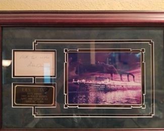 David Sarnoff signed Titanic photo
