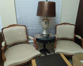 DS LV chairs and JW lamp