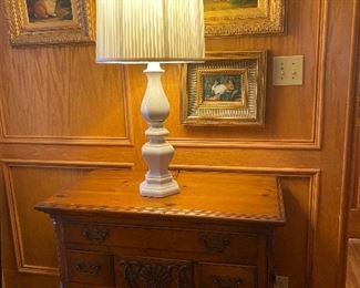 Hand Carved Chippendale Style Lowboy
