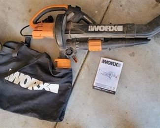 Worx TRIVAC 3 in 1 Blower-Vac- Mulcher- Model WG509