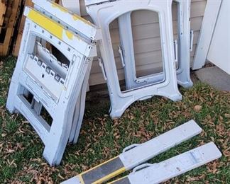 3 Sets of Sawhorses