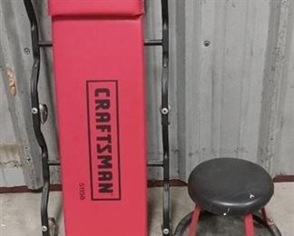 Craftsman Creeper Model 51158 and Rolling Stool