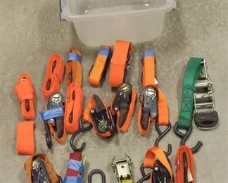 Ratchet Straps and Tote