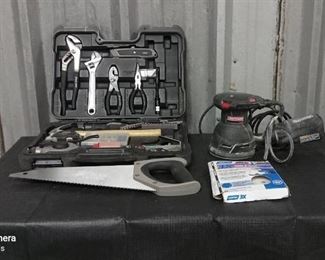 Blue Hawk Tool Set Model 0420139 and Craftsman Sander Model 315.112180