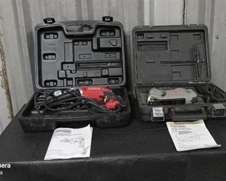 Craftsman 1/2" Professional Drill Model 315.271610 and Craftsman 4.8amp Orbital Sabre Saw Model 32017235