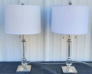 2 Matching Table Lamps - 28"