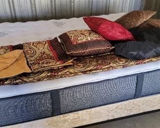 Queen Comforter, Pillows, Bed skirt and Shams